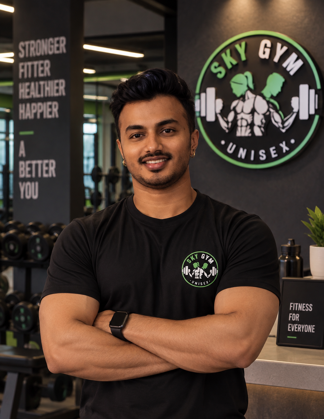 Girish Gowda - Founder & Master Trainer Sky Fitness Gym